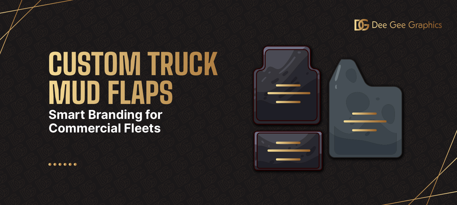 Custom Truck Mud Flaps: Smart Branding for Commercial Fleets — Dee Gee Graphics