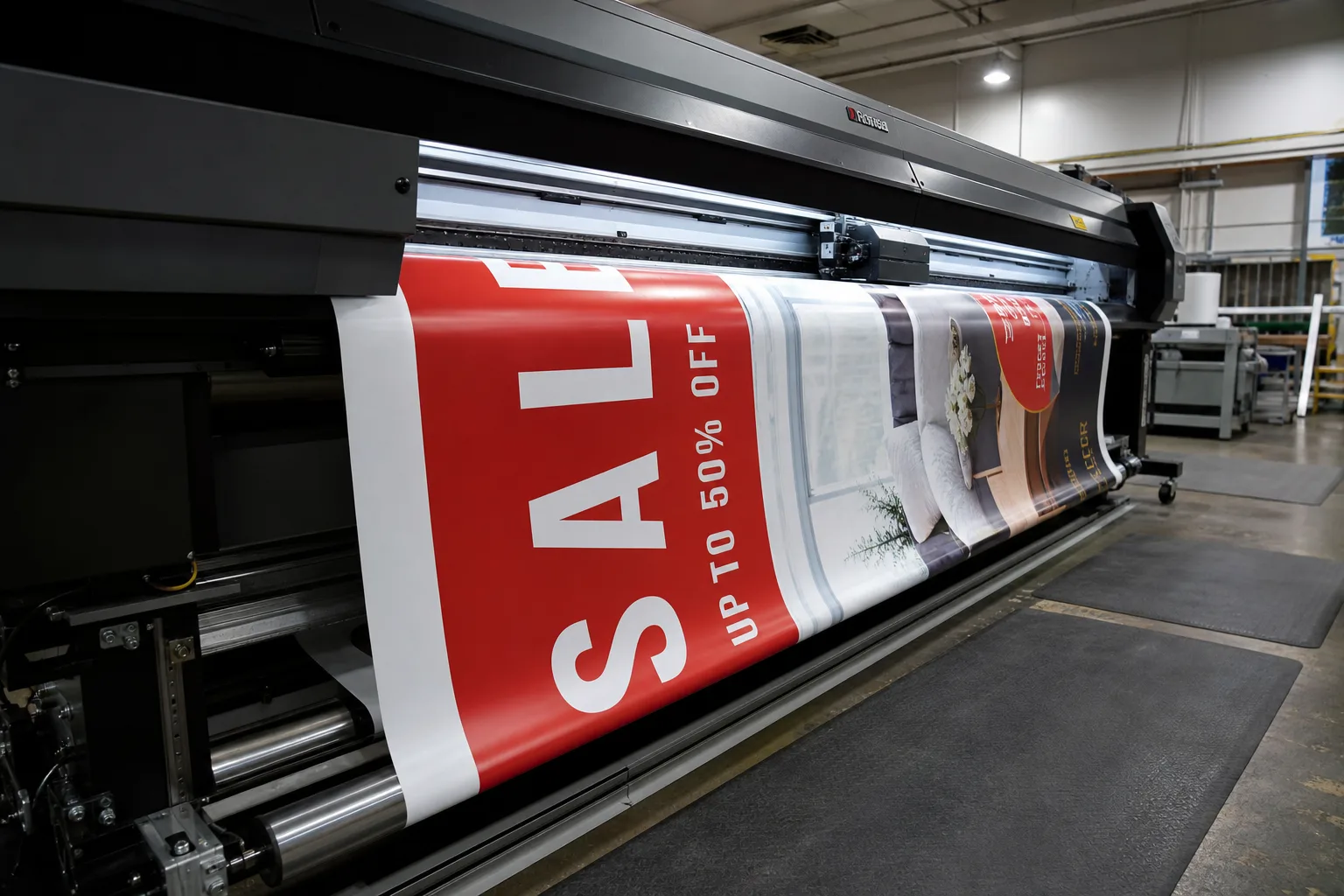 Retail wall graphics installation